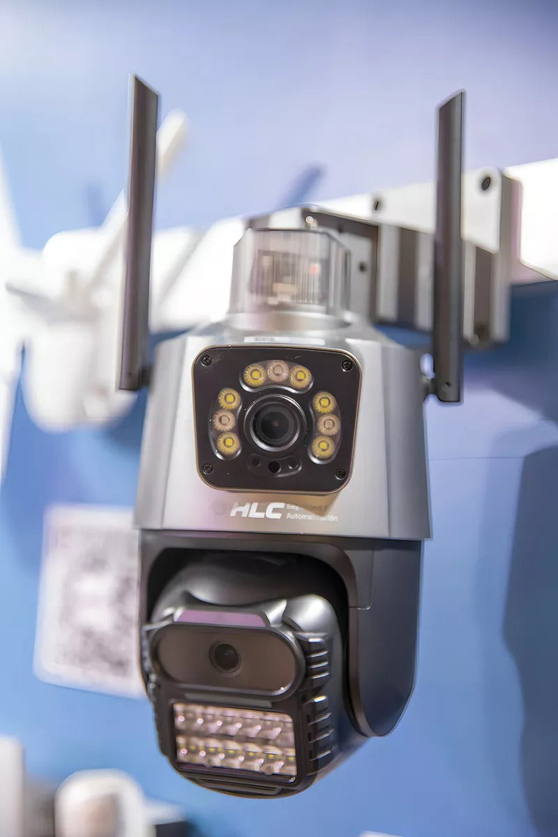 Camara De Seguridad Wifi Con Doble Lente