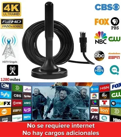 Antena tv digital hd